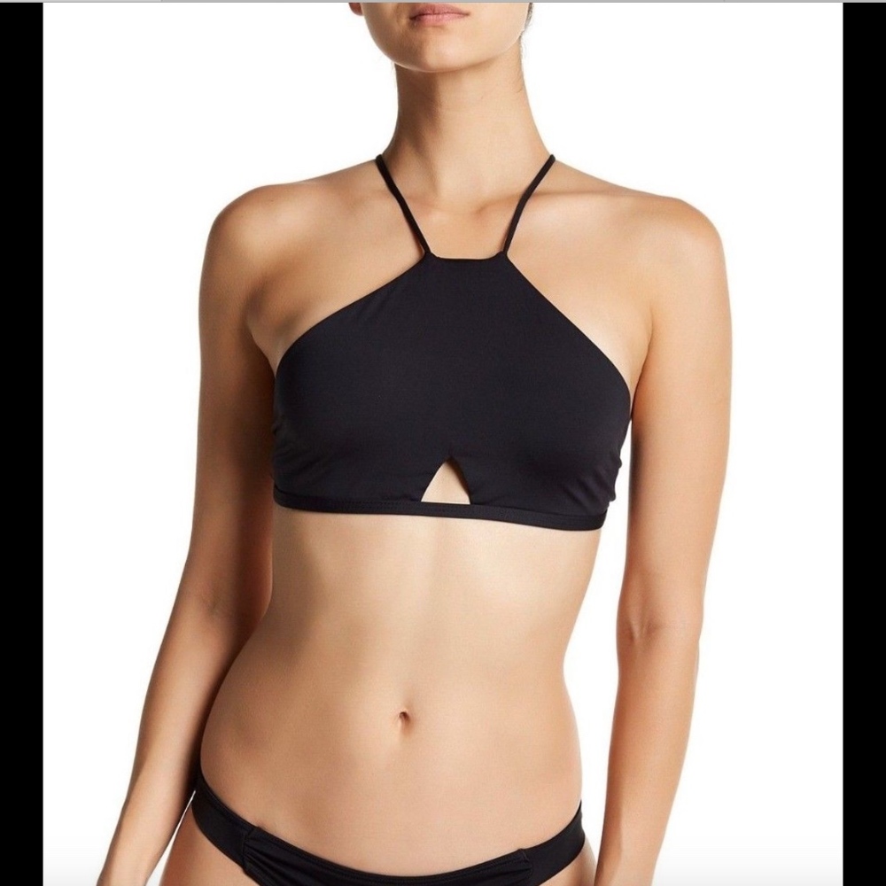 NEW! TAVIK Black Rylan Halter Swim Top‎ [SZ Large]